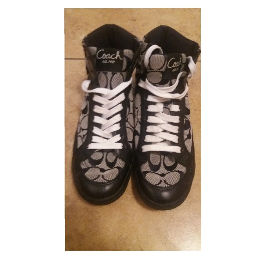 ♥️Coach Hi-top sneakers